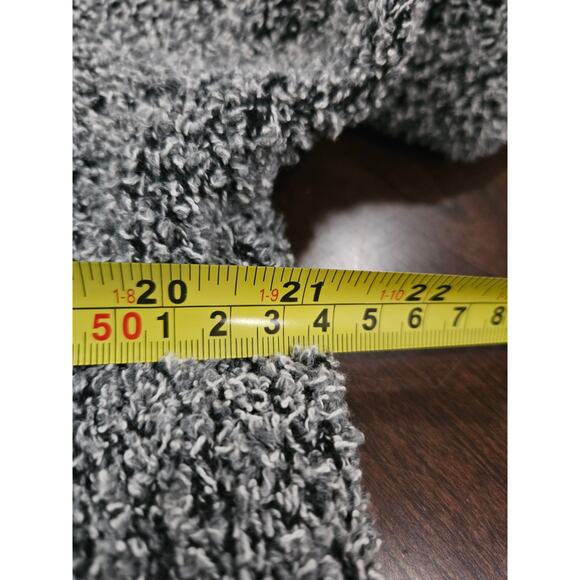 J. Jill Pure Jill Marled Heavy Black White Marled Sweater Cardigan Size L Large - Picture 13 of 16